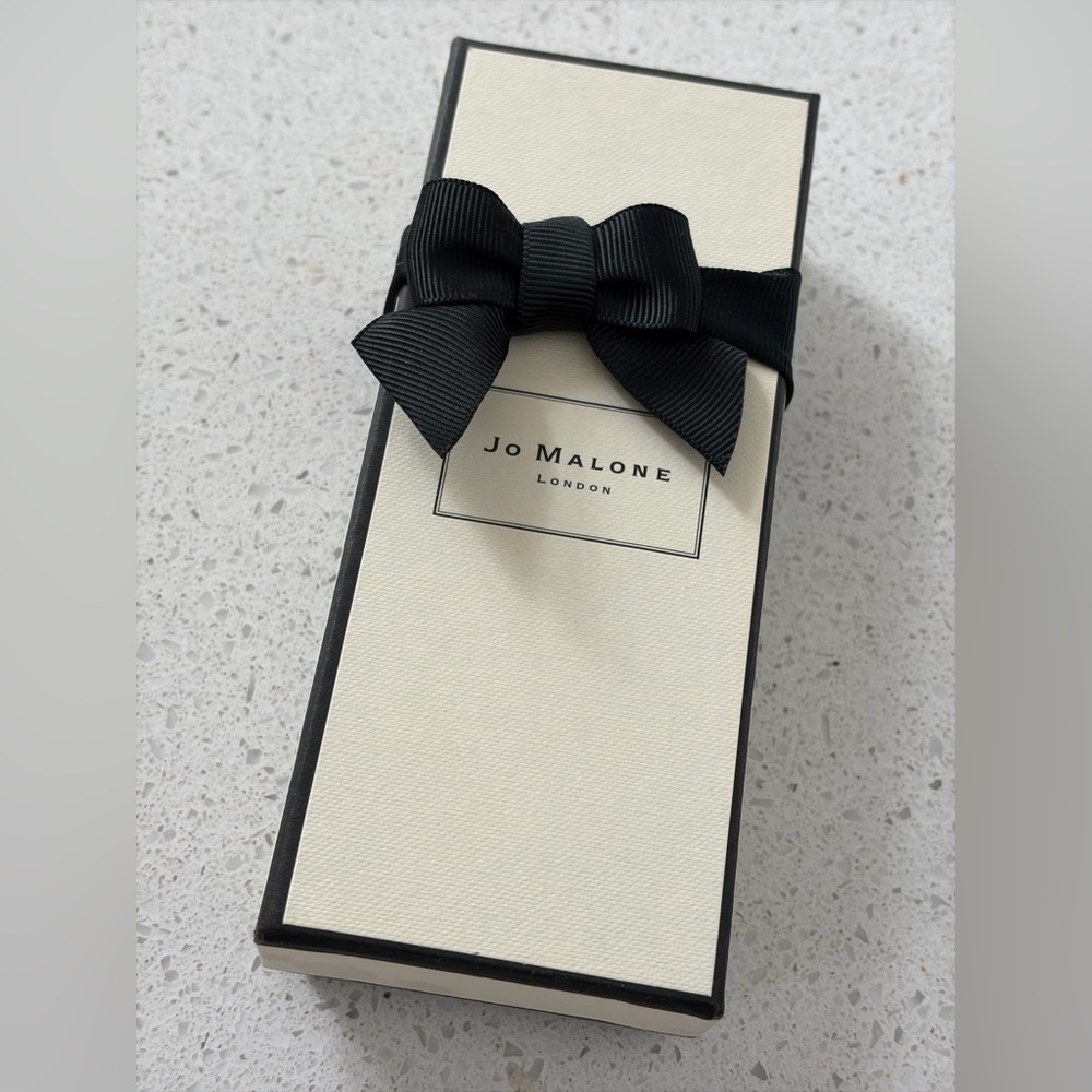 Jo Malone Cream Gift Box with Black Ribbon 6” x 2.5”